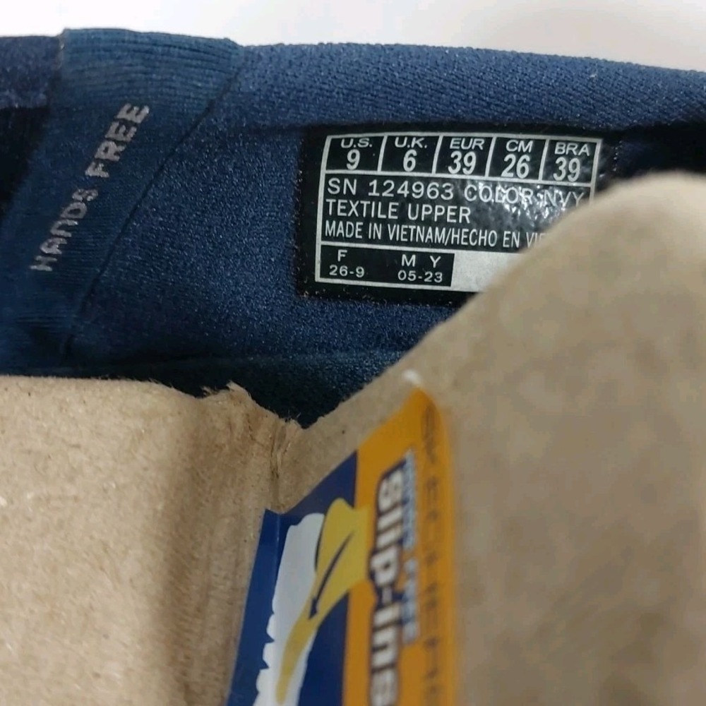 Skechers Hands-Free Slip-ins GO WALK Women's 9 Navy Blue Memory Foam Sneakers - Picture 5 of 5